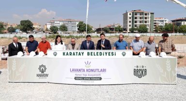 Konya Karatay Lavanta Konutları'nda temeller atıldı