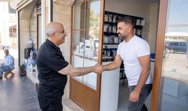 Malatya'da Başkan Er'den esnaf ziyareti