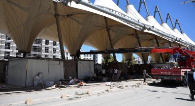 Malatya'da konteynerler kaldırılıyor