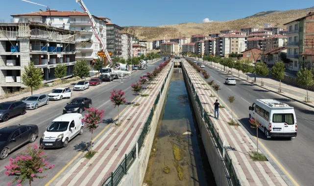 Malatya'da yeşil alanlar peyzajla güzelleşiyor
