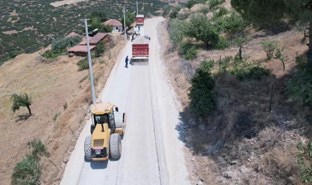 Manisa Büyükşehir'den Kula'da 12,5 kilometrelik yol hamlesi