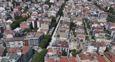 Manisa Salihli'de 4 caddeye sıcak asfalt