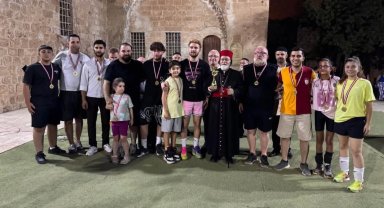 Mardin Kırklar Kilisesi'nde voleybol heyecanı: Şampiyon Mor Behnam