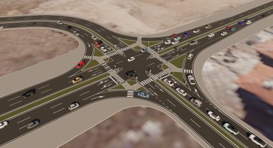 Mavikent-Havalimanı Yolu çalışmalarında sona doğru