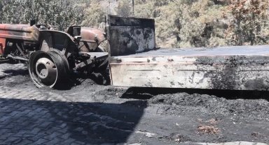 Muğla Büyükşehir'den Seydikemer'de yangın sonrası hasar tespit
