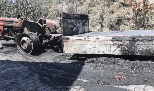 Muğla Büyükşehir'den Seydikemer'de yangın sonrası hasar tespit