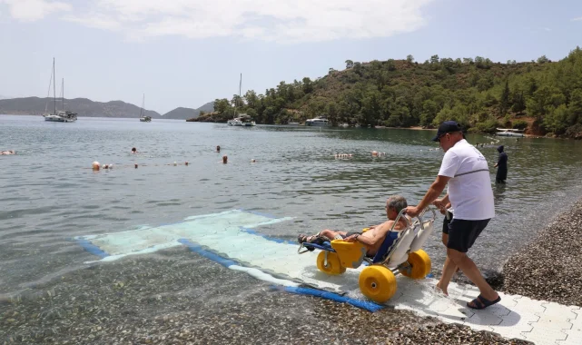 Muğla'da engelsiz deniz keyfi