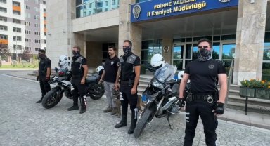Narkotimler Edirne'de sahaya indi