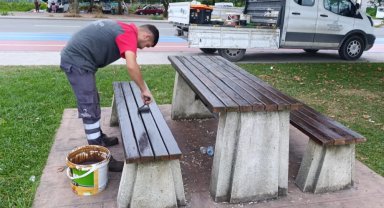 Ordu'da kent mobilyaları yenileniyor