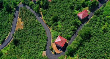 Ordu'da turizm yoluna sıcak asfalt
