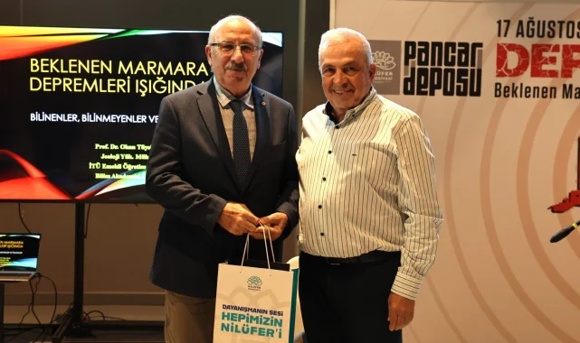 Prof. Dr. Okan Tüysüz uyarılarını Nilüfer'den yaptı