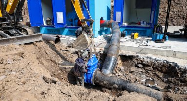 Sakarya Hendek'e yeni pompa sistemi ile saniyede 390 litre su