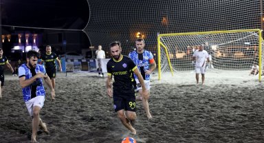 Sakarya Kocaali Sahili'nde futbol şöleni