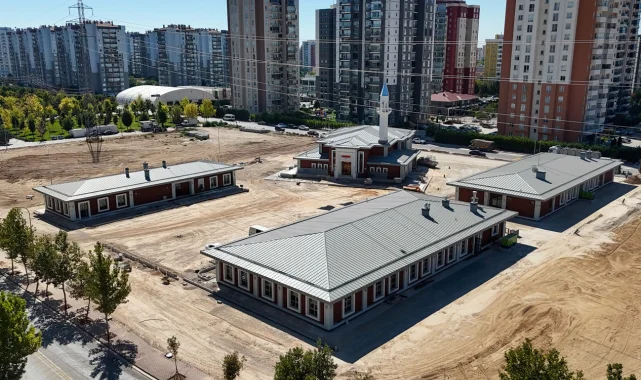 Selçuklu Yazır Mahalle Külliyesi'nde son rötuşlar