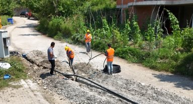Trabzon Büyükşehir'den Araklı Ortaköy'e güçlü altyapı