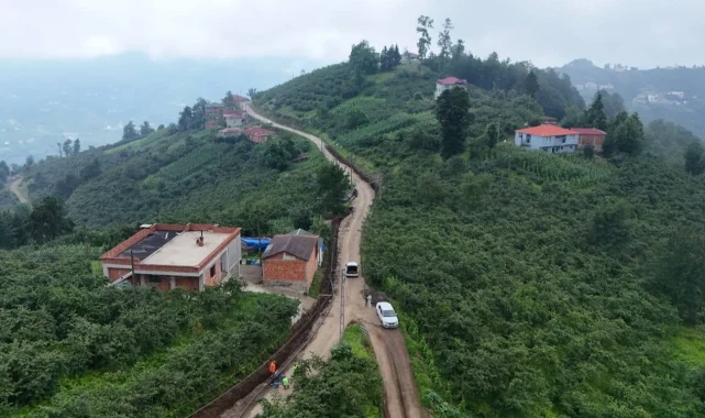 Trabzon Vakfıkebir'de 11 mahalleye içme suyu yatırımı