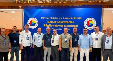 Trakya'nın oda ve borsa yöneticileri Ankara'daki TOBB seminerinde buluştu