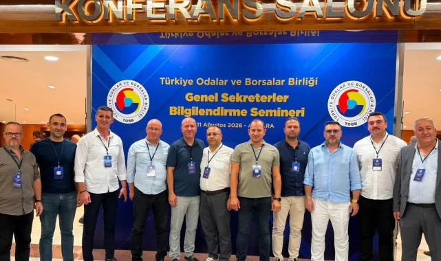 Trakya'nın oda ve borsa yöneticileri Ankara'daki TOBB seminerinde buluştu
