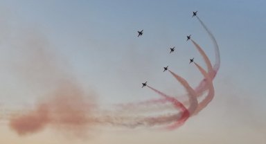 Türk Yıldızları'nın muhteşem gösterisi Konya'yı büyüledi