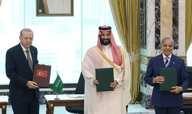 Türkiye, Suudi Arabistan ve Pakistan arasında ortak savunma anlaşması imzalandı