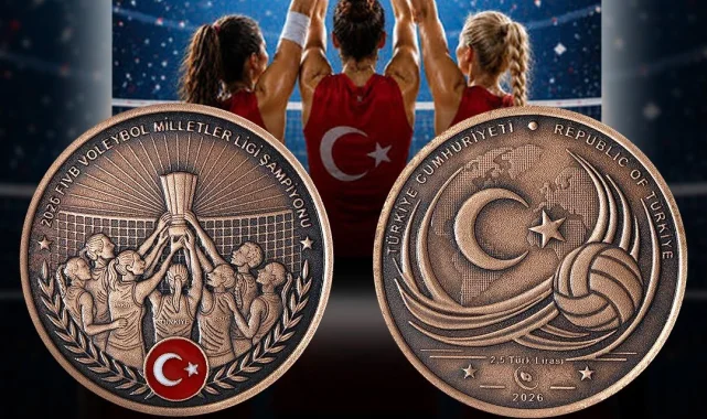 Voleybol Milletler Ligi şampiyonluğu için hatıra para satışa çıkıyor