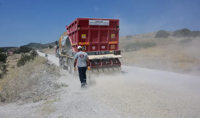 Yuntdağı'nın 10 kilometrelik yolunda konfor çalışması
