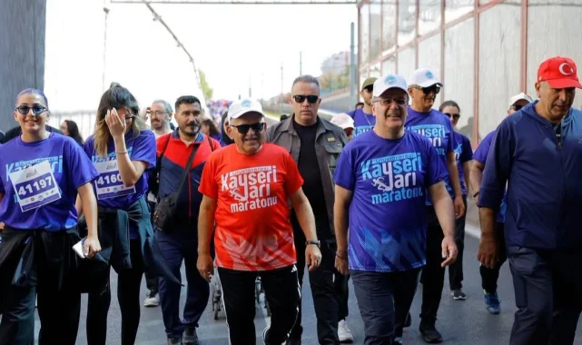 6'ncı Uluslararası Kayseri Yarı Maratonu gerçekleştirildi
