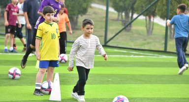 Ankara Pursaklar'da çocuklar için spor vakti