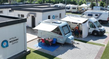 Antalya'da Karavan Park tatilcilerin gözdesi oldu