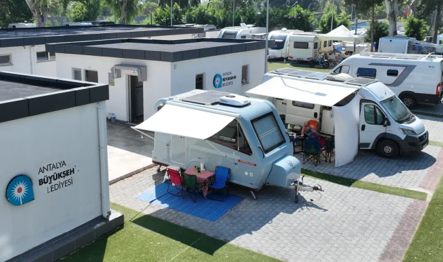 Antalya'da Karavan Park tatilcilerin gözdesi oldu