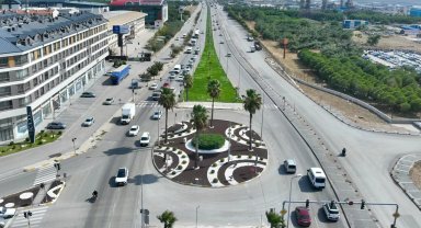Bandırma'nın kent girişi yenilendi