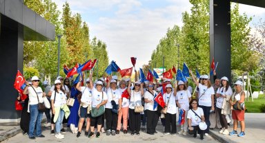 Başkentte kadınlar hareketlilik mesajı verdi