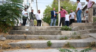 Bornova'da çifte merdiven hamlesi