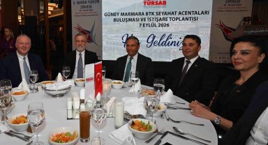 BTSO Başkanı Burkay turizm seyahat acentaları ile buluştu