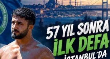 Bursa Büyükşehir güreşçisi tarihi er meydanında