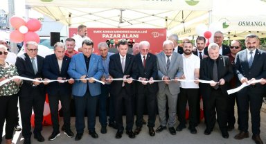 Bursa Osmangazi'de modern bir pazar alanı daha hizmete girdi