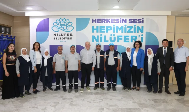 Bursa'da Nilüfer Belediyesi kursiyerleri sertifikalarını aldı