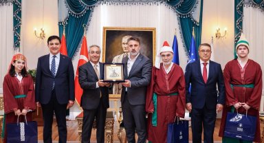 Bursa'nın ahileri belli oldu... Başkan Vekili Biba ahileri ağırladı