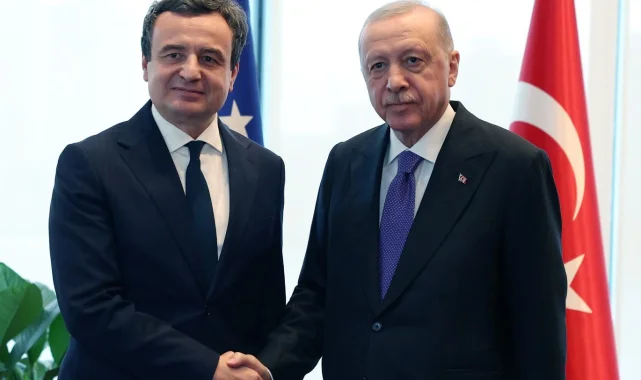 Cumhurbaşkanı Erdoğan, Kosova Başbakanı'nı Türkevi'nde kabul etti