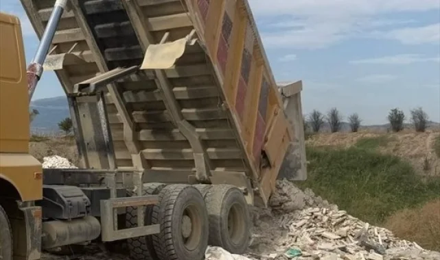 Denizli'de kaçak hafriyat dökümüne geçit yok
