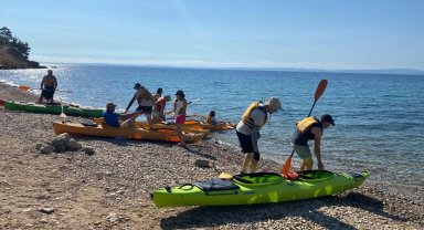 EDOSK, Saros Körfezi'ni deniz kayağı rotasına dönüştürüyor
