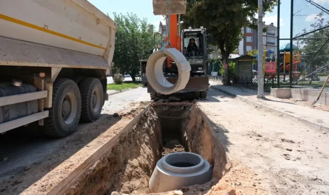 Eskişehir'de altyapı çalışmaları sürüyor