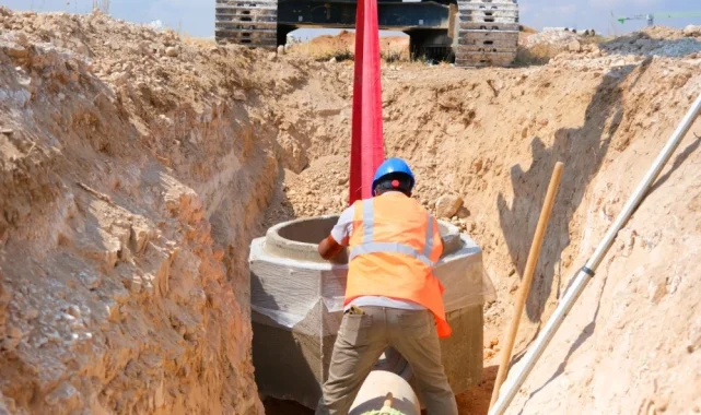 Eskişehir'de kanalizasyon altyapısı genişliyor