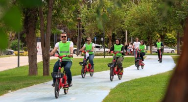 Gaziantep'te hareketliliğe özel pedal