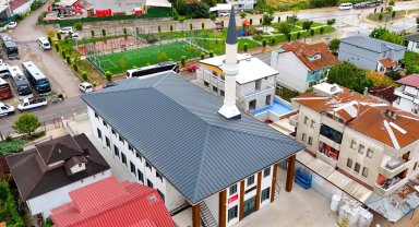 Gazze Şehitleri Camii'ne Büyükşehir'den güçlü destek