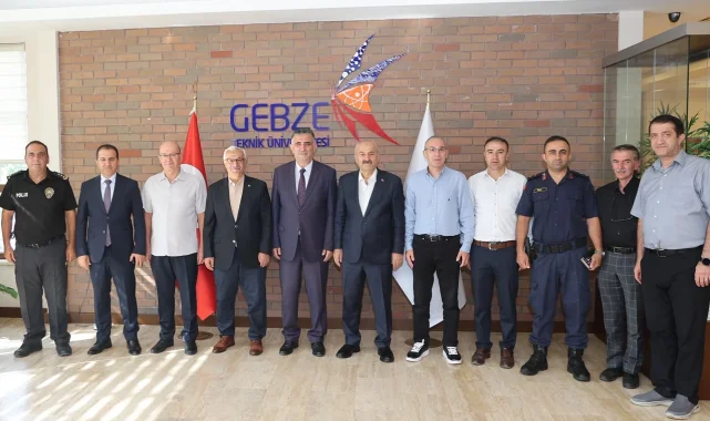 Gebze'de Başkan Büyükgöz'den Rektör Mantar'a 'hayırlı olsun' ziyareti