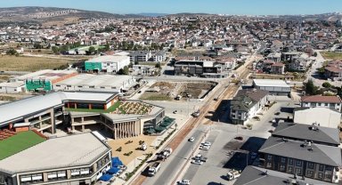 İnegöl Kozluca Bulvarı'nda asfalt çalışması