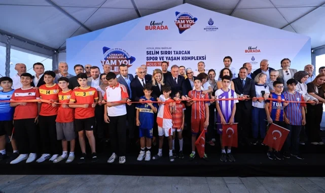 İstanbul'da Selim Sırrı Tarcan Spor ve Yaşam Kompleksi hizmete açıldı