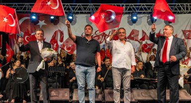 İzmir Bornova'da 9 Eylül coşkusu
