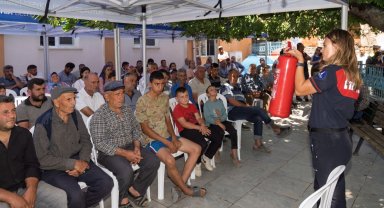 İzmir'de kırsal mahalleler yangına karşı güçleniyor